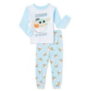 Star Wars Toddler Boys The Child Cotton Sleepwear, 2-Piece